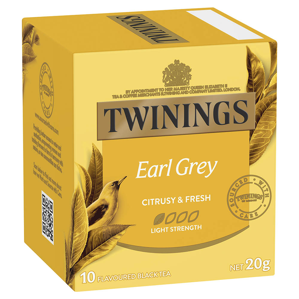 TWININGS CLASSICS EARL GREY TEA BAGS PACK 10