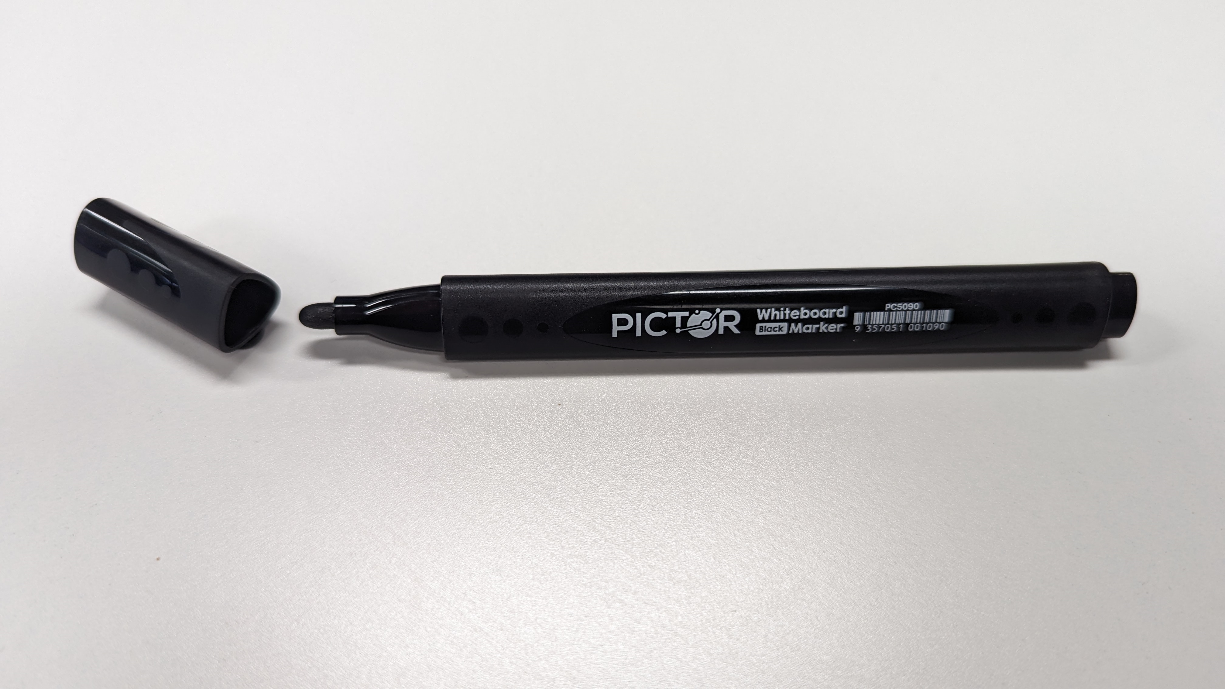 PICTOR TRIANGULAR BLACK WHITEBOARD MARKER BULLET TIP 44MM