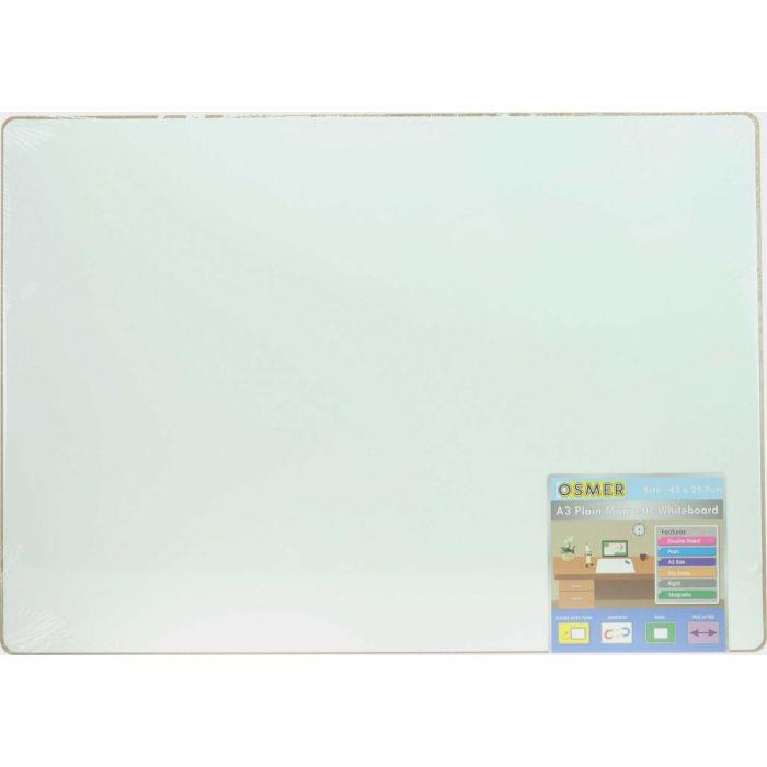 OSMER DOUBLE SIDED WHITEBOARD A4 MAGNETIC