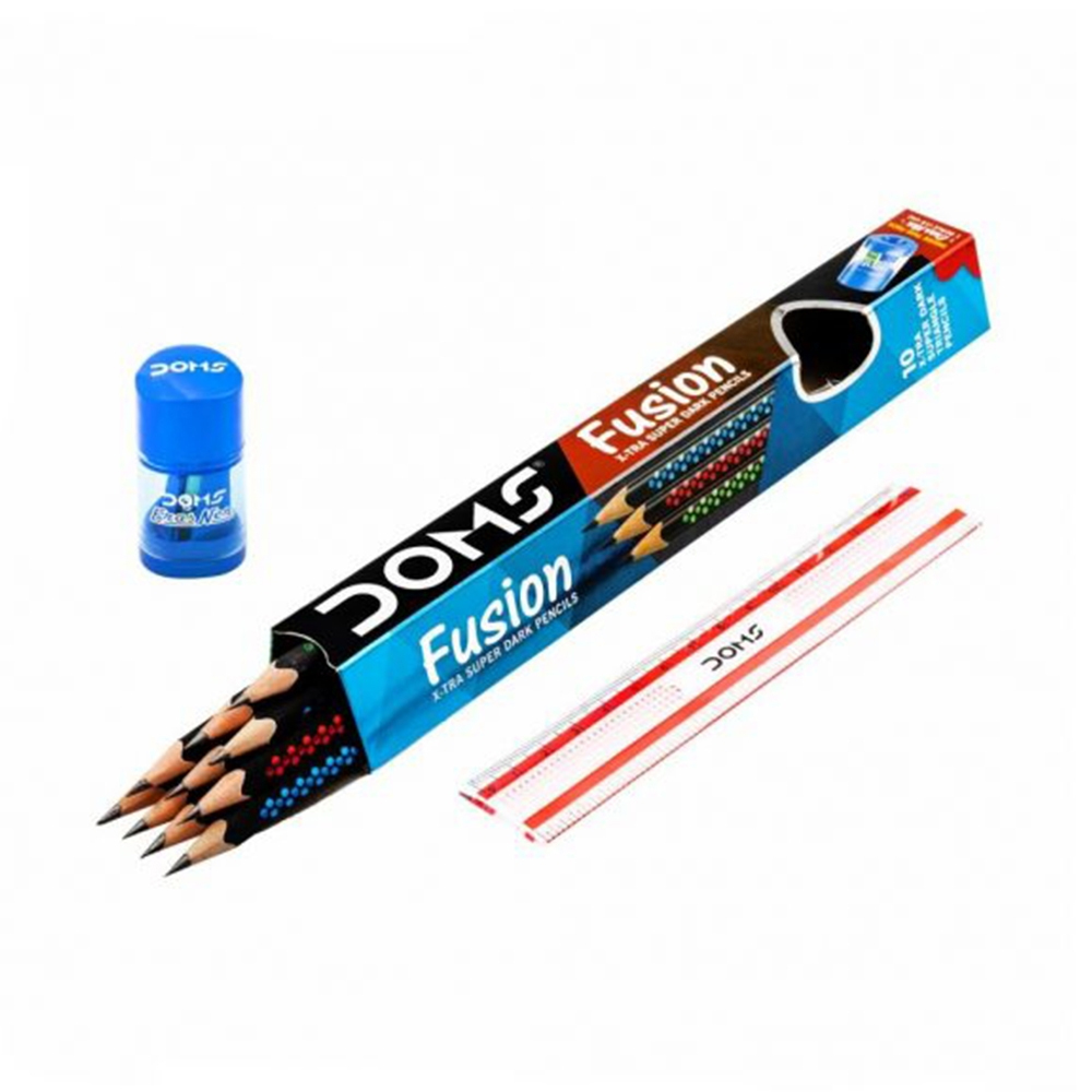 DOMS FUSION PENCILS XTRA SUPER DARK PENCILS