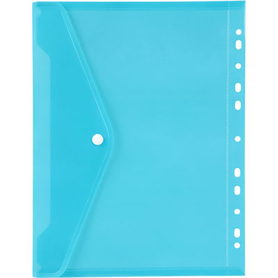 MARBIG BINDER POCKET BUTTON CLOSURE A4 MARINE