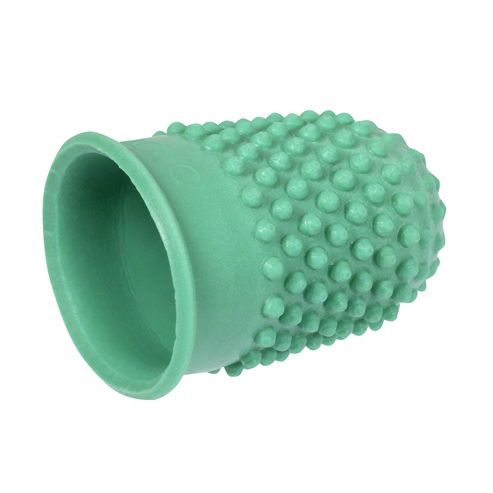 REXEL THIMBLETTES FINGER CONES SIZE 0 GREEN