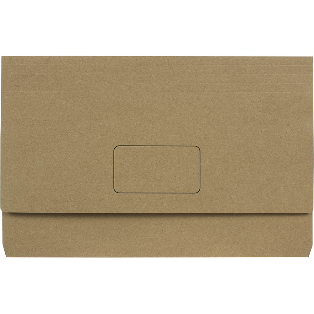 MARBIG ENVIRO DOCUMENT WALLET FOOLSCAP KRAFT PACK 10