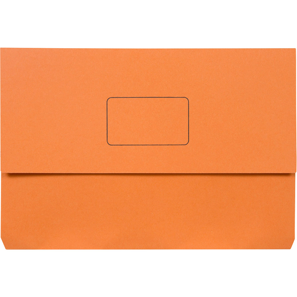 MARBIG SLIMPICK DOCUMENT WALLET FOOLSCAP ORANGE