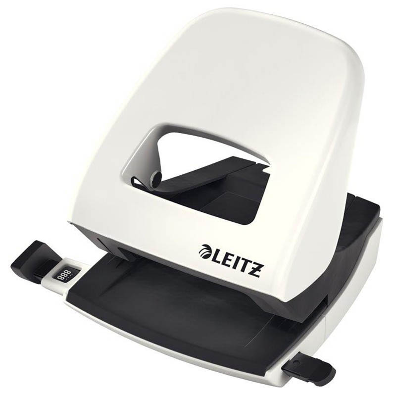 LEITZ NEXXT WOW PUNCH 2 HOLE 30 SHEET WHITE