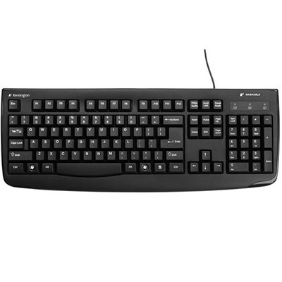 KENSINGTON PRO FIT WASHABLE KEYBOARD USB BLACK