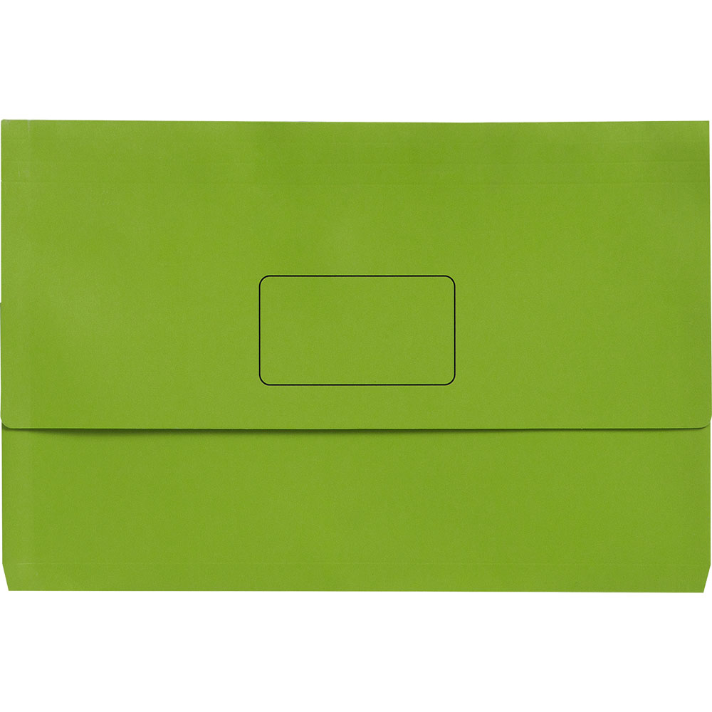 PICTOR MANILLA DOCUMENT WALLET FOOLSCAP GREEN