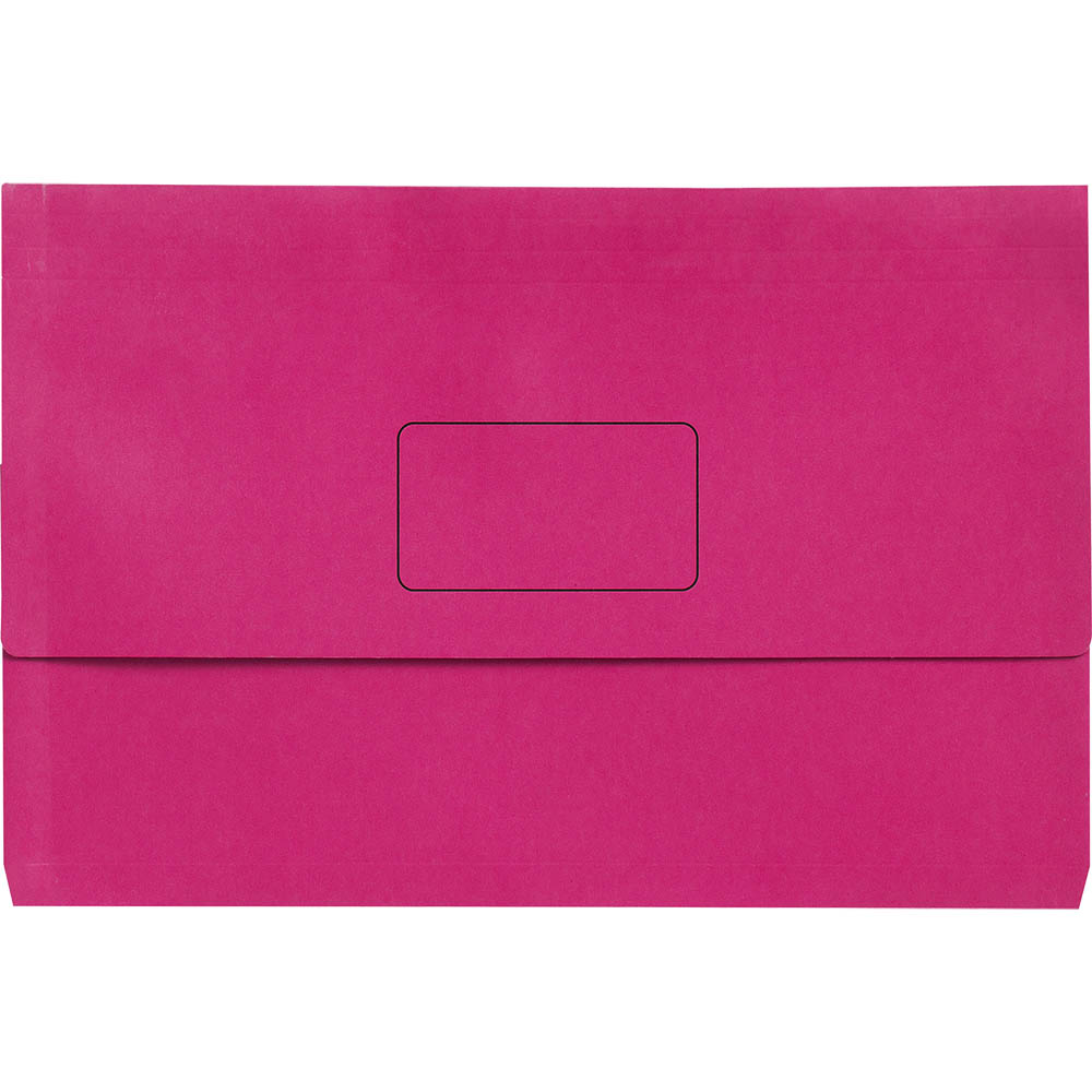 PICTOR MANILLA DOCUMENT WALLET FOOLSCAP PINK