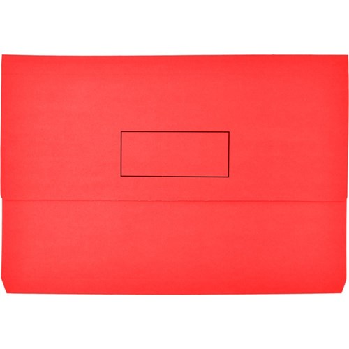 PICTOR MANILLA DOCUMENT WALLET FOOLSCAP RED