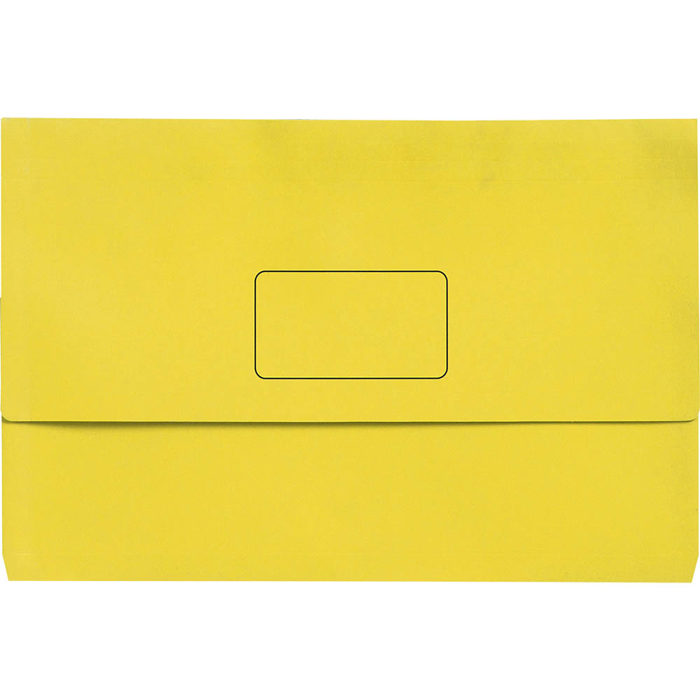 PICTOR MANILLA DOCUMENT WALLET FOOLSCAP YELLOW