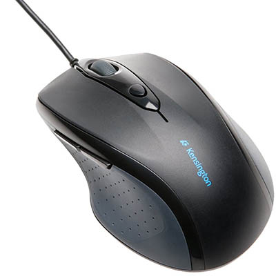 KENSINGTON PRO FIT MOUSE WIRED FULL SIZE BLACK