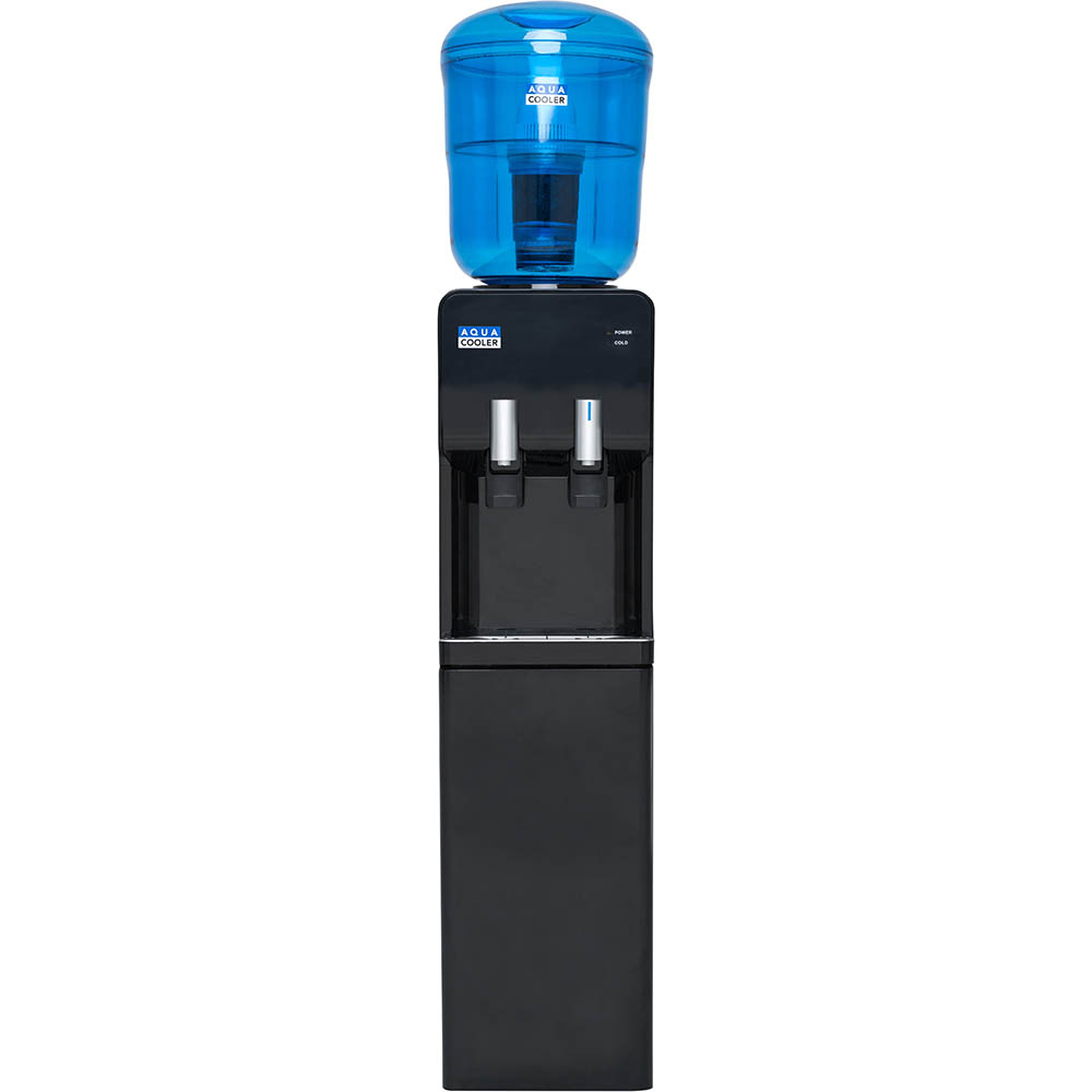 ODYSSEY BOTTLE WATER COOLER ECO PACKAGE BLACK  INCLUDES COOLER AND REFILLABLE WATER BOTTLE