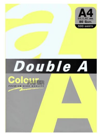 PREMIUM COLOUR COPY PAPER A4 80GSM YELLOW
