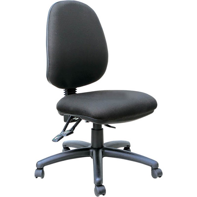 BURO MONDO JAVA TASK CHAIR HIGH BACK 3LEVER BLACK