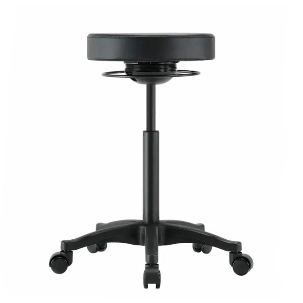 BURO POLO STOOL PU BLACK