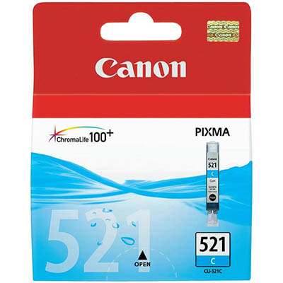 CANON CLI521C INK CARTRIDGE CYAN