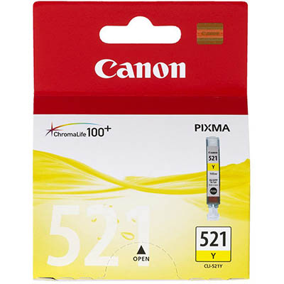 CANON CLI521Y INK CARTRIDGE YELLOW