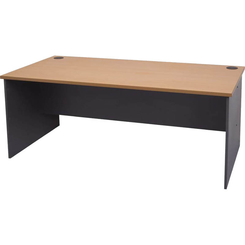 RAPID WORKER OPEN DESK 1200 X 600MM BEECHIRONSTONE