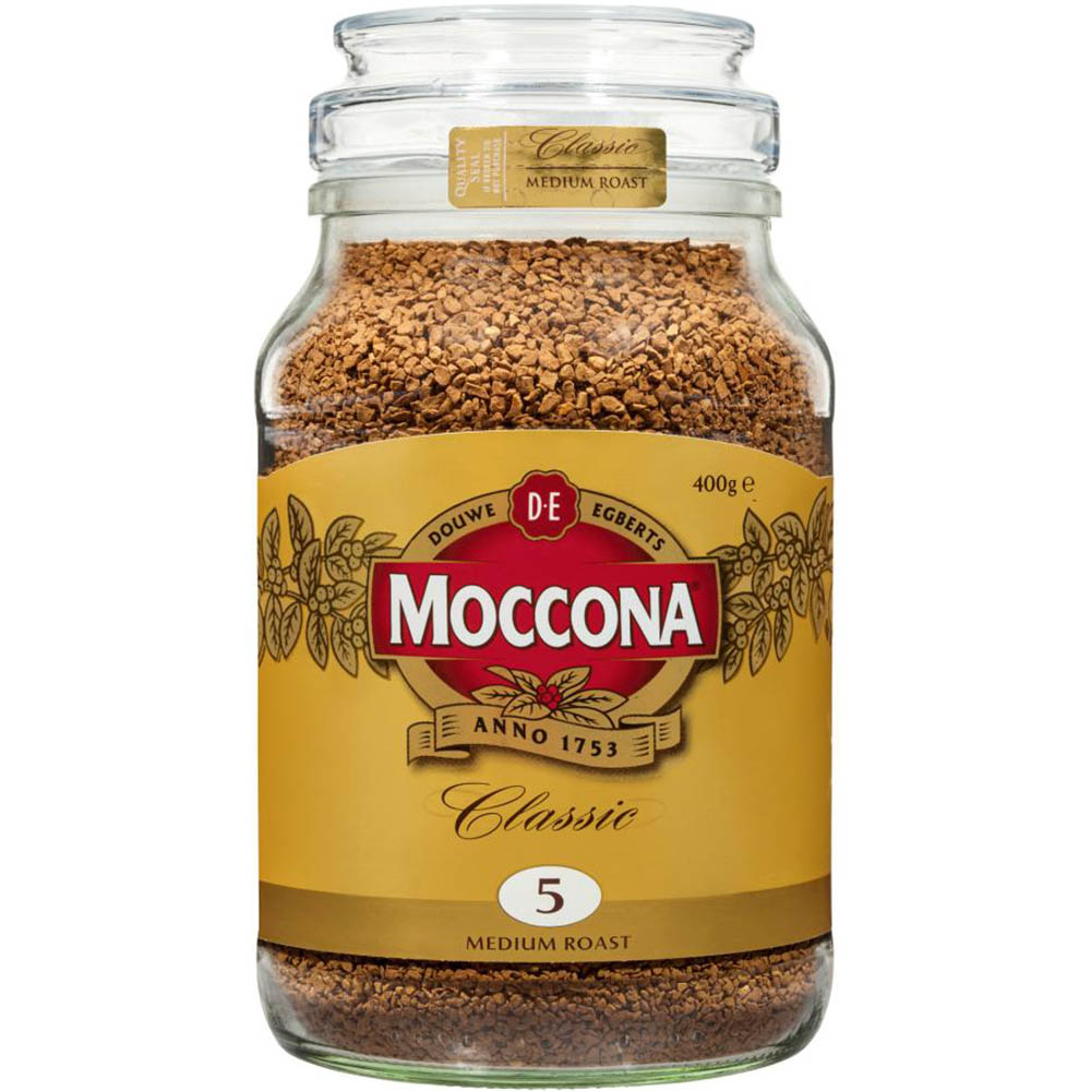 MOCCONA CLASSIC INSTANT COFFEE MEDIUM ROAST 400G JAR