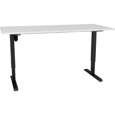 CONSET 50133 ELECTRIC HEIGHT ADJUSTABLE DESK 1500 X 800MM WHITEBLACK