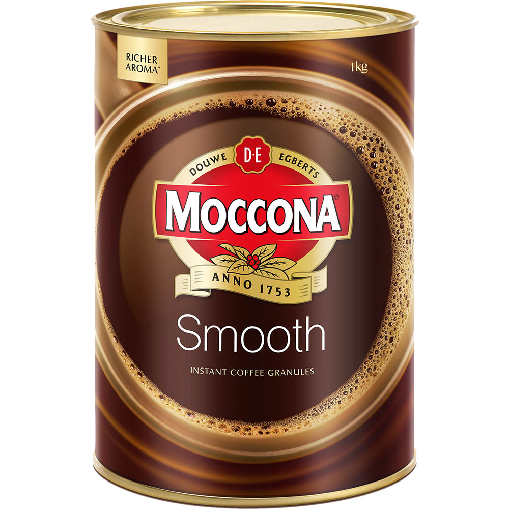MOCCONA SMOOTH INSTANT COFFEE 1KG CAN