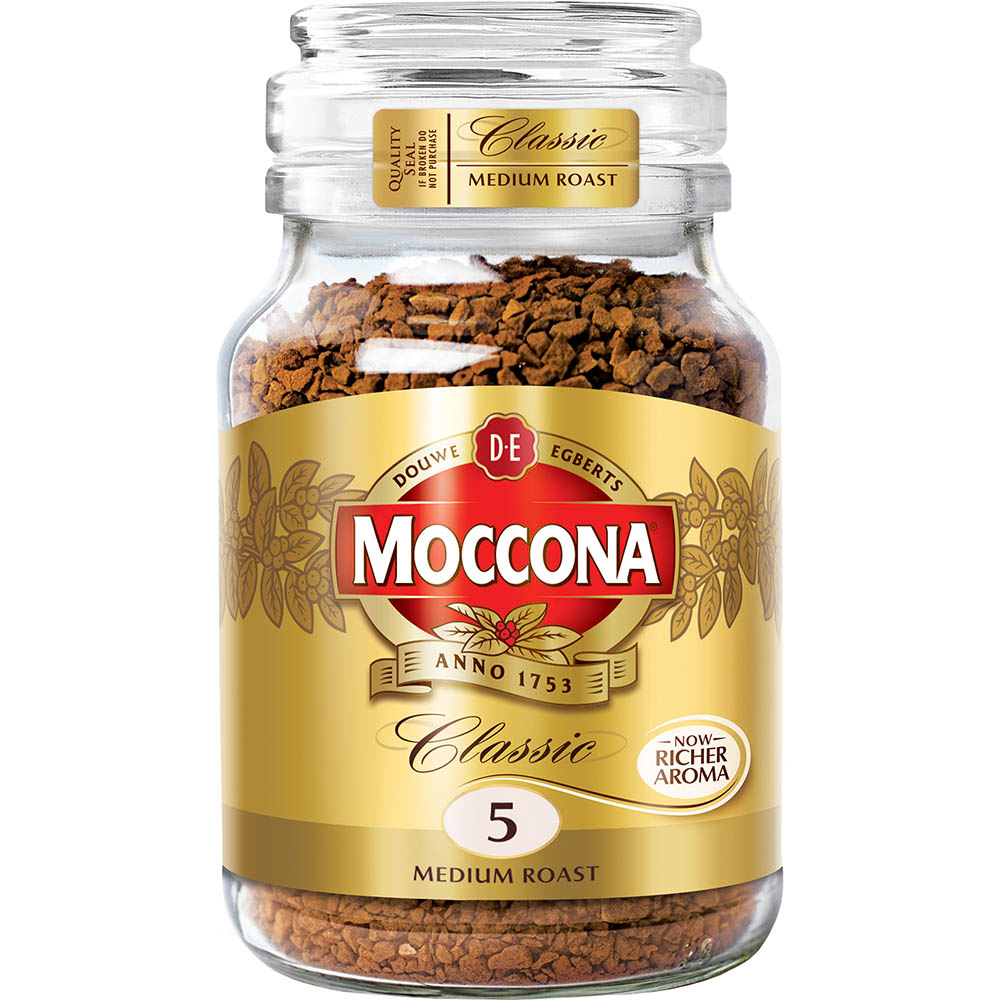 MOCCONA CLASSIC INSTANT COFFEE MEDIUM ROAST 200G JAR