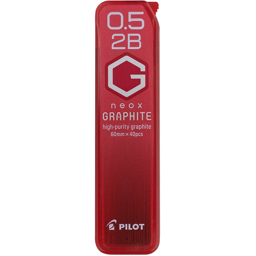 PILOT BEGREEN G NEOX GRAPHITE MECHNICAL PENCIL LEAD REFILLS 05MM 2B TUBE 40