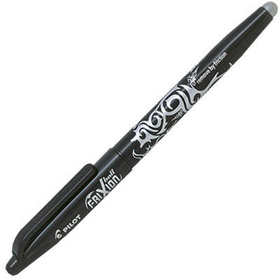 PILOT FRIXION ERASABLE GEL INK PEN 07MM BLACK