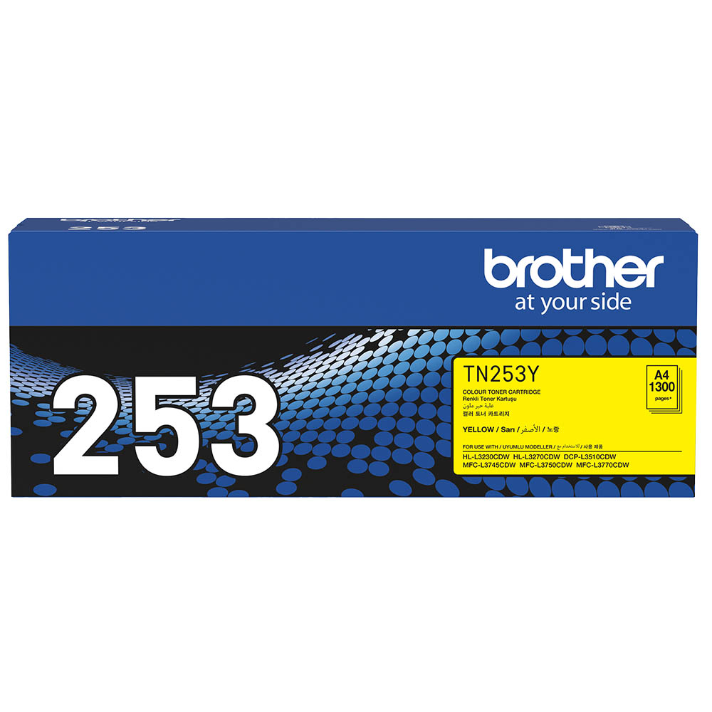 BROTHER TN253 TONER CARTRIDGE YELLOW