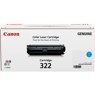 CANON CART322 TONER CARTRIDGE CYAN