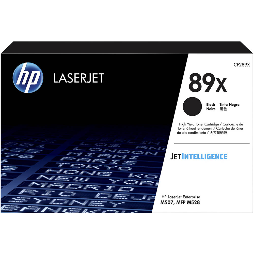 HP CF289X 89X TONER CARTRIDGE HIGH YIELD BLACK