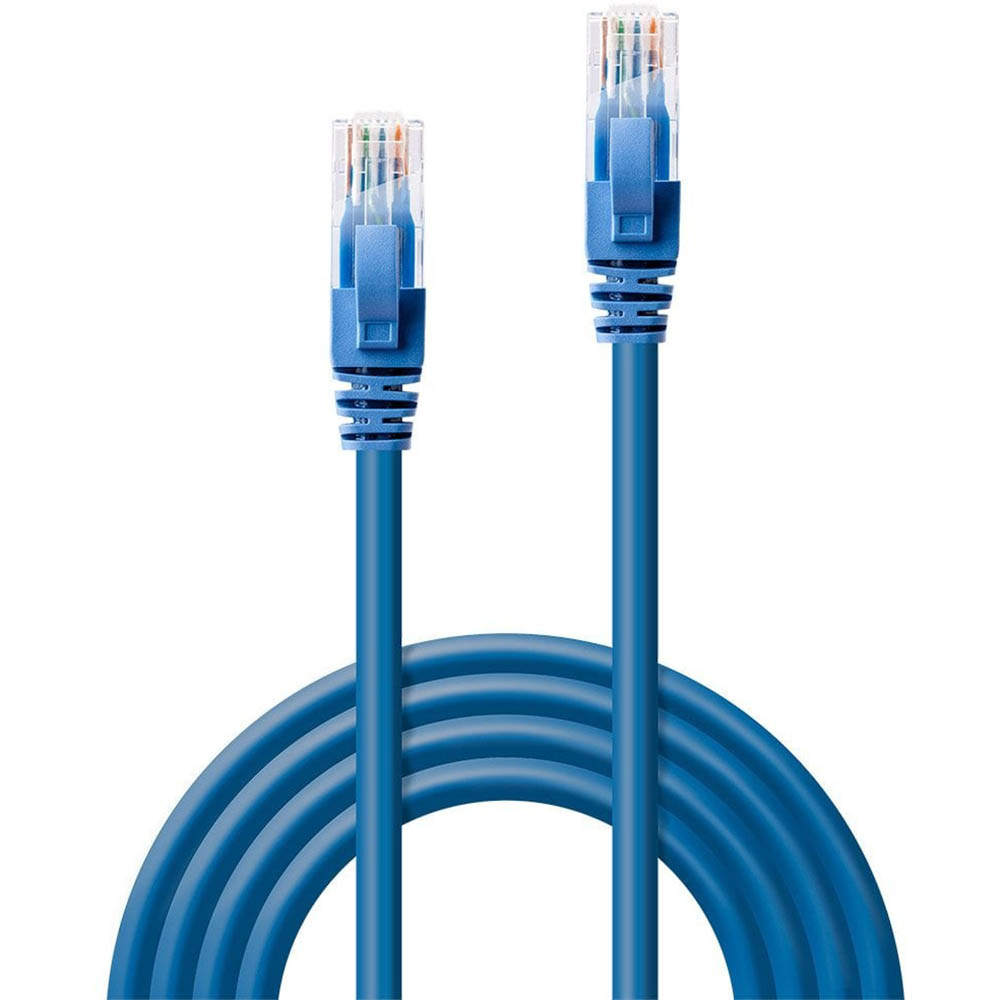 LINDY 48023 NETWORK CABLE CAT6 UUTP GIGABIT 15M BLUE