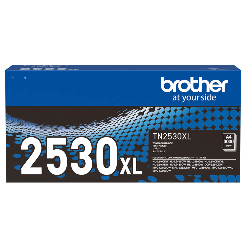 BROTHER TN2530XL TONER CARTRIDGE HIGH YIELD BLACK