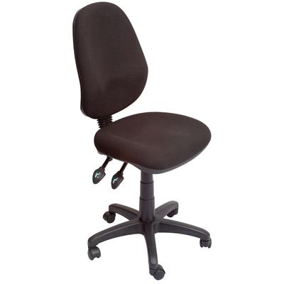 RAPIDLINE EC070CH OPERATOR CHAIR HIGH BACK 3 LEVER BLACK