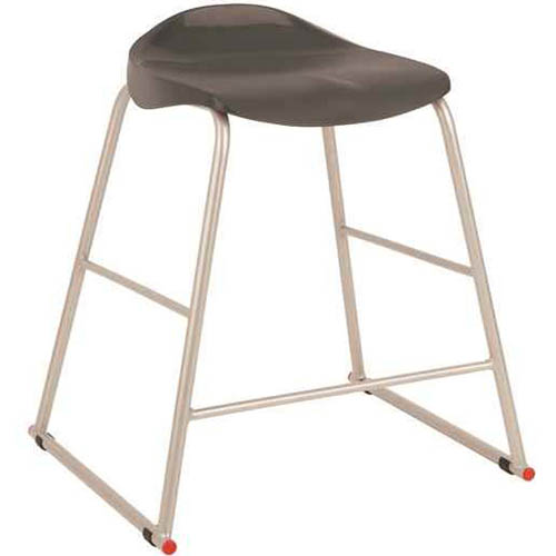 SYLEX TRACT STOOL 650MM HIGH CHARCOAL