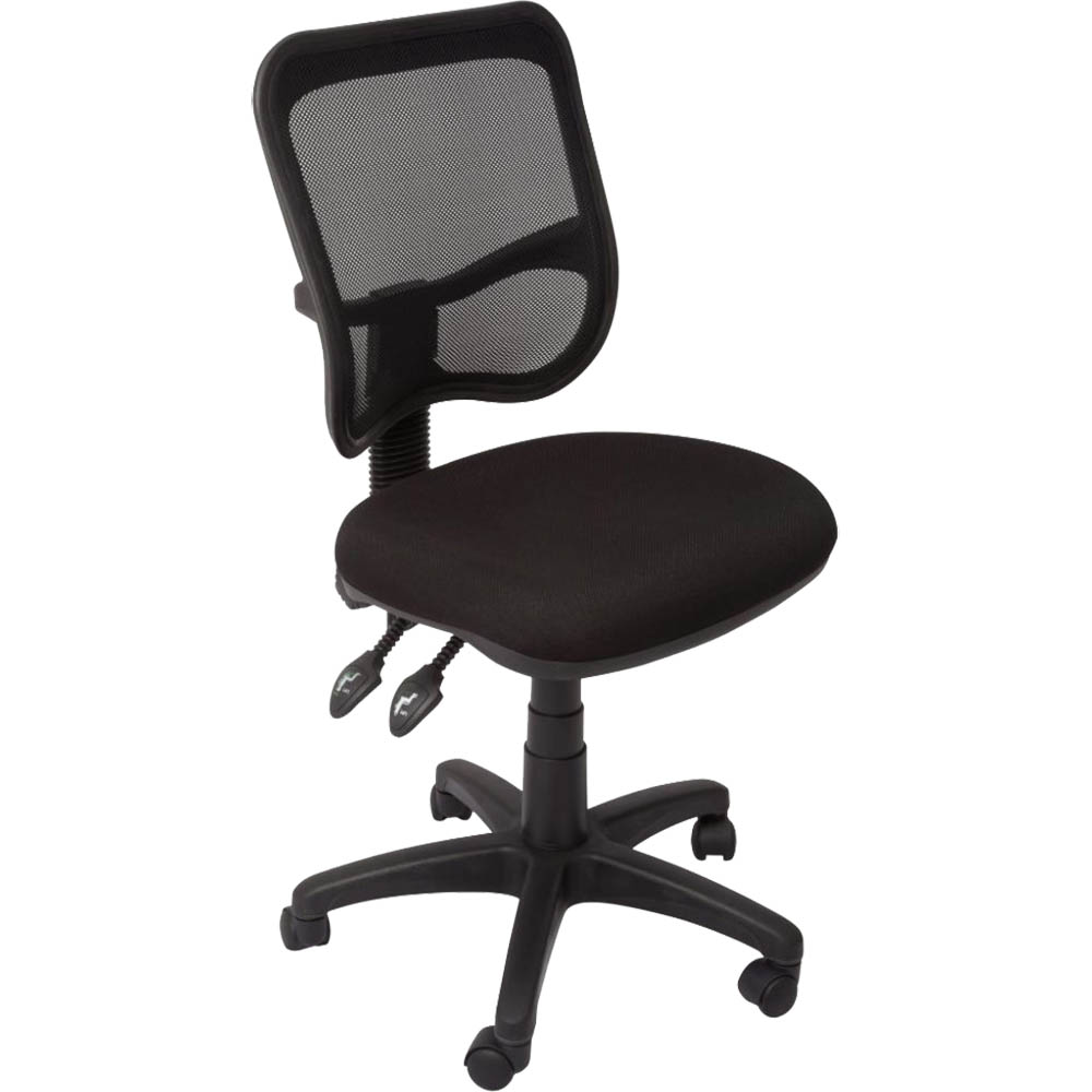 RAPIDLINE EM300 OPERATOR CHAIR MEDIUM MESH BACK BLACK