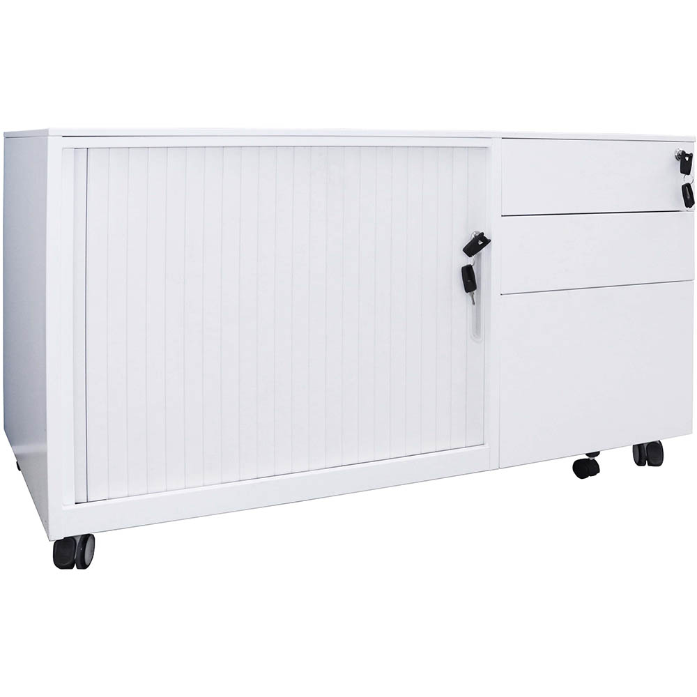 RAPIDLINE TAMBOUR DOOR CADDY LEFT HAND WHITE