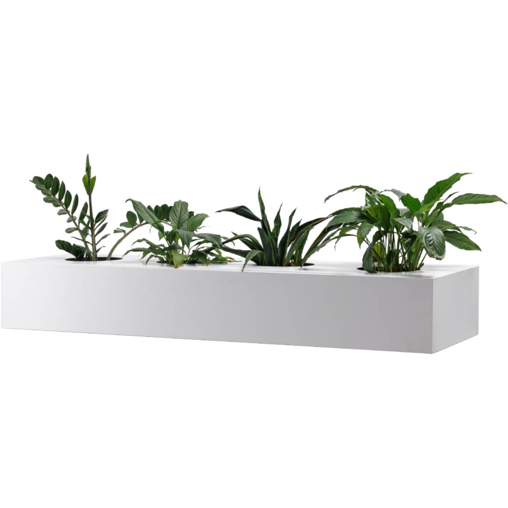 RAPIDLINE GO PLANTER BOX FOR PERFORATED CUPBOARD 1530MM WHITE CHINA