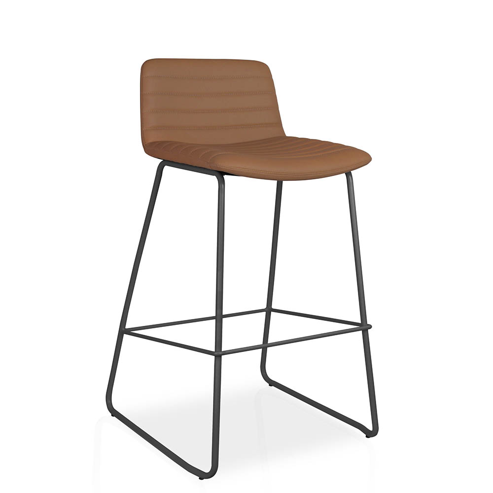 RAPIDLINE PIXEL HIGH BAR STOOL 730MM AMBERBLACK