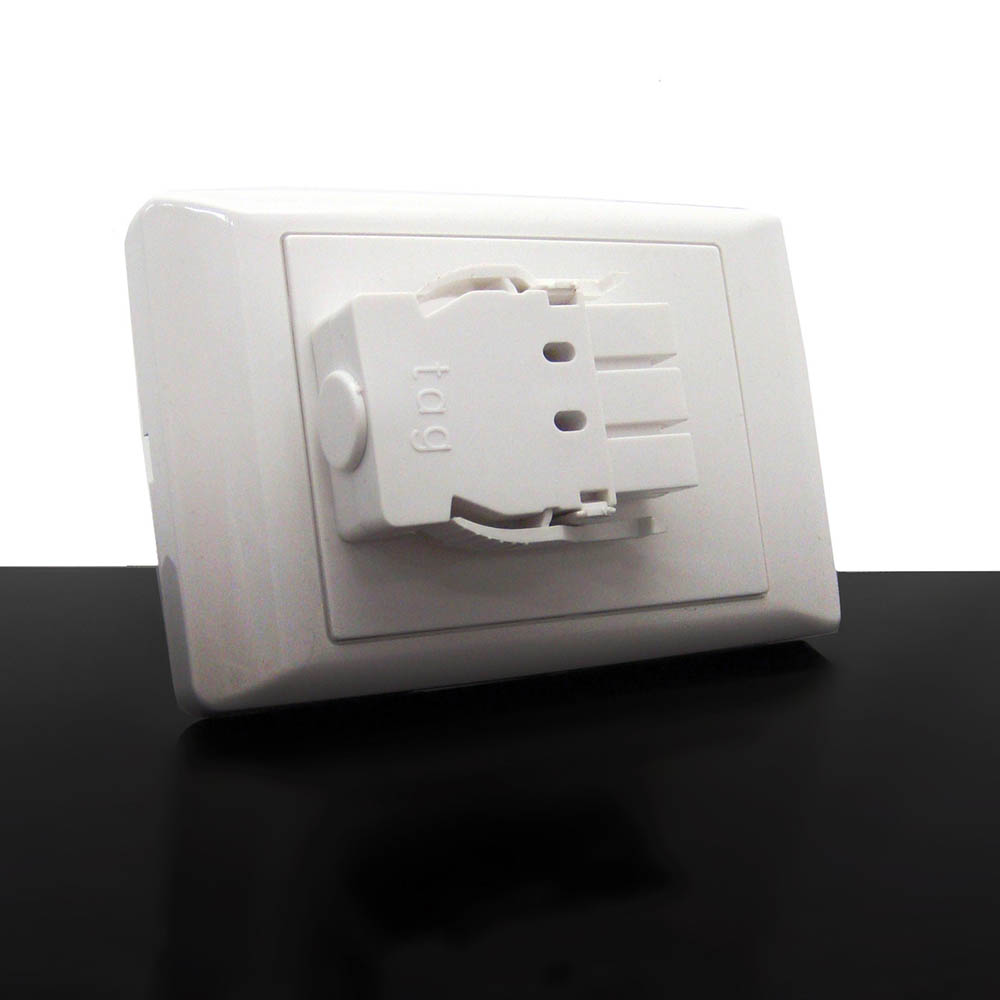 RAPIDLINE WALL STARTER PLATE SINGLE BLACK