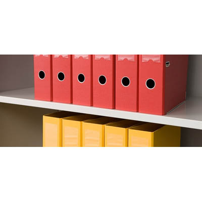 GO STEEL TAMBOUR DOOR CUPBOARD ADDITIONAL PLAIN SHELF 1200MM WHITE CHINA