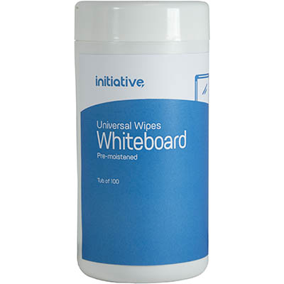 INITIATIVE UNIVERSAL WHITEBOARD CLEANING WIPES TUB 100