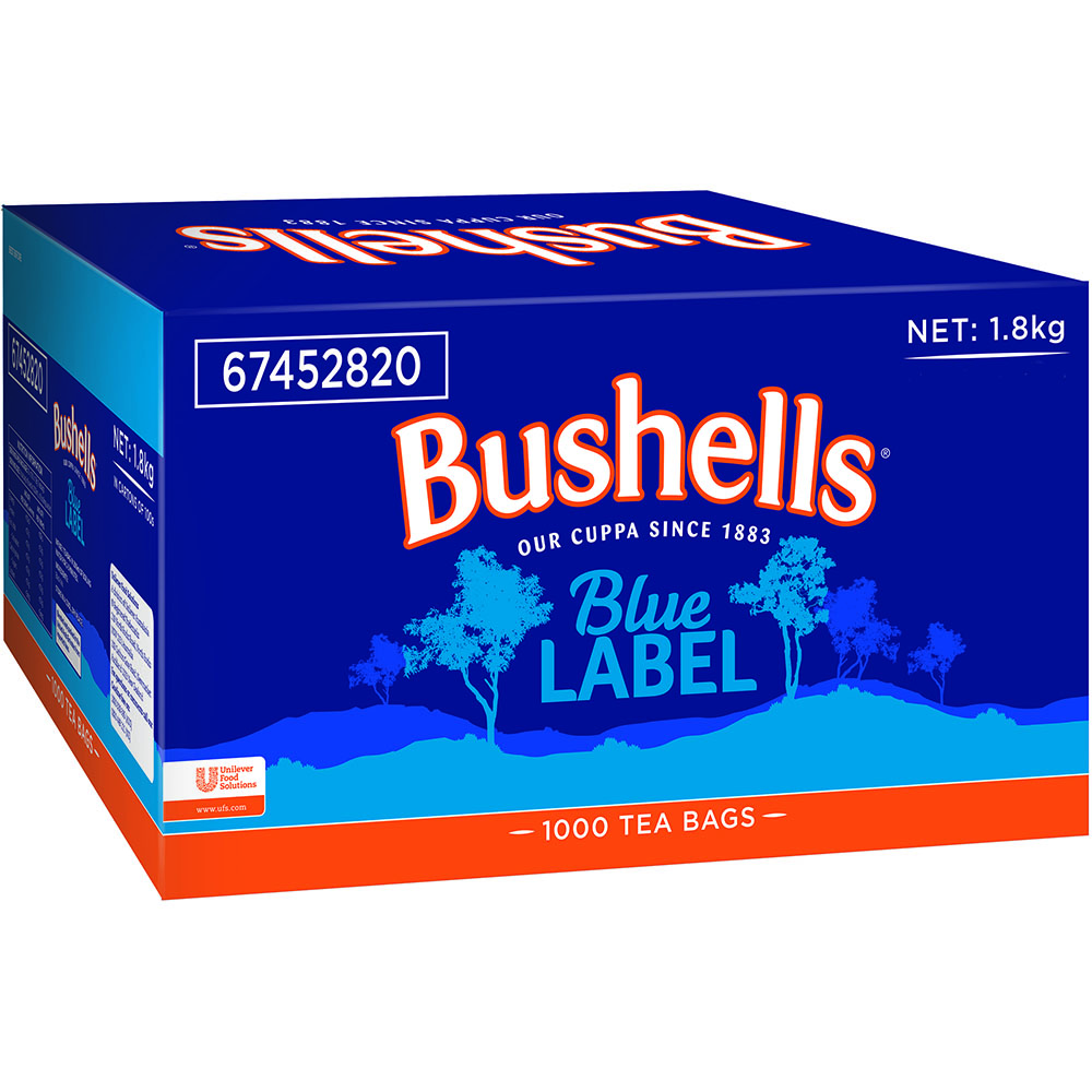 BUSHELLS BLUE LABEL TEA BAGS CARTON 1000