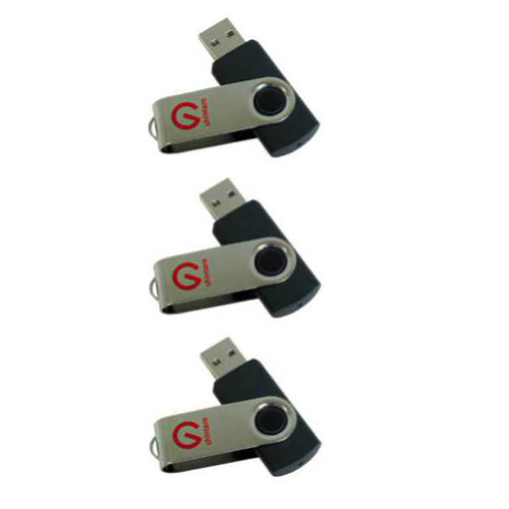 SHINTARO ROTATING USB DRIVE 20 8GB PACK 3