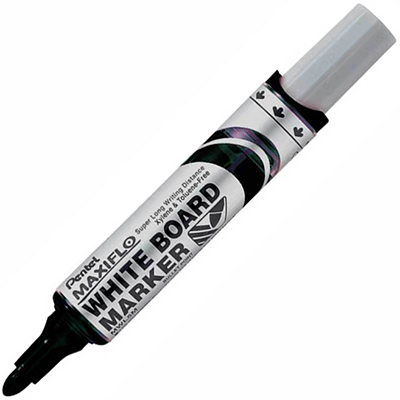 PENTEL MWL5 MAXIFLO WHITEBOARD MARKER BULLET 21MM BLACK