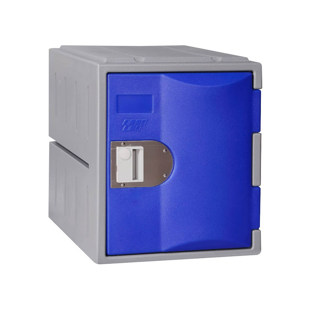 STEELCO HEAVY DUTY HDPE LOCKER 1 TIER QUARTER HEIGHT 450 X 385 X 500MM