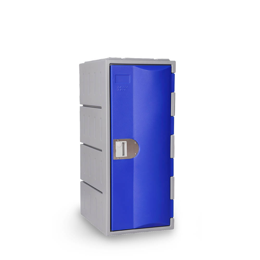STEELCO HEAVY DUTY HDPE LOCKER 1 TIER HALF HEIGHT 900 X 385 X 500MM