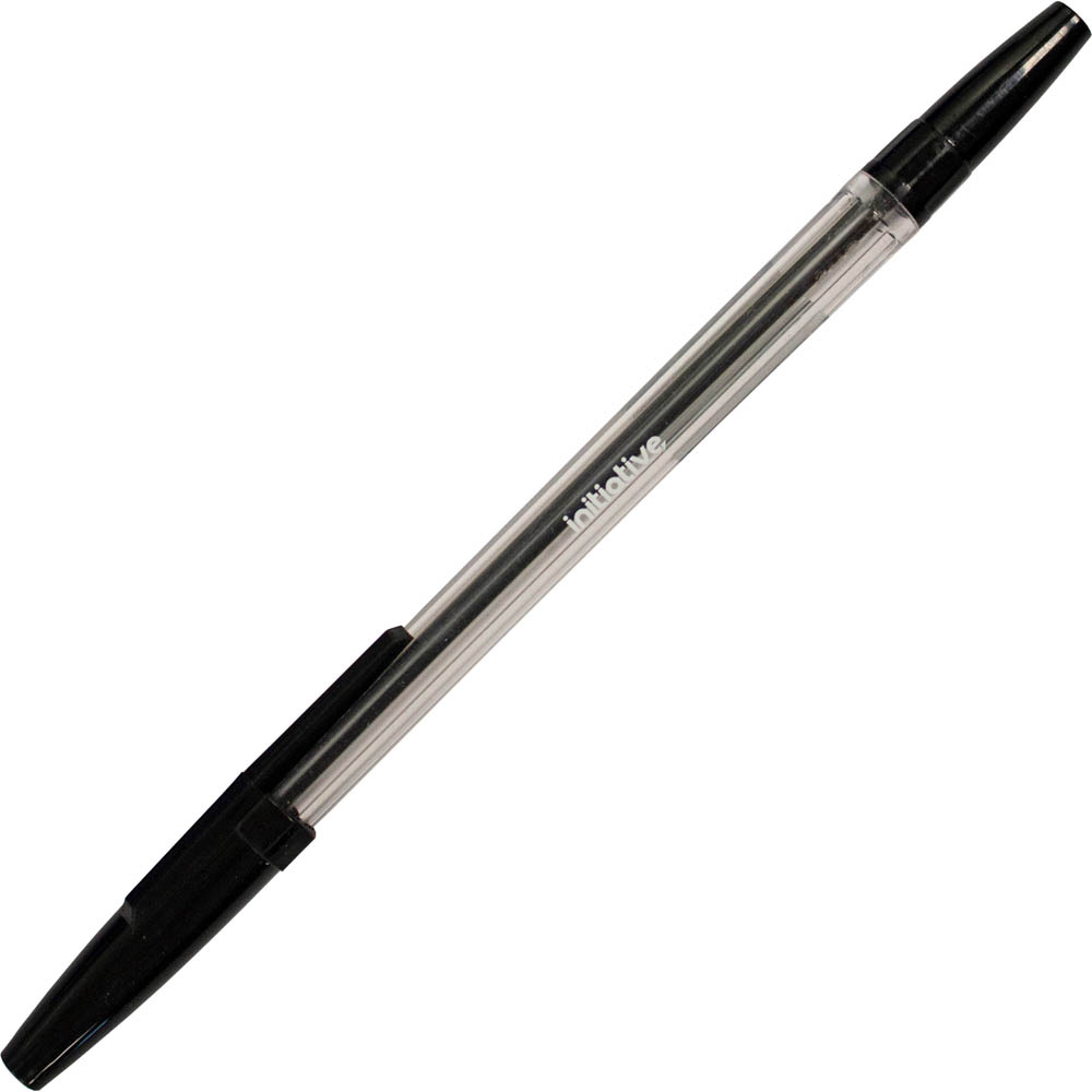INITV PEN BALLPOINT CAPPED BLACK