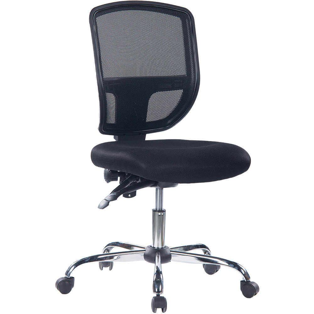 DIAMOND DUO TYPIST CHAIR MEDIUM MESH BACK BLACK