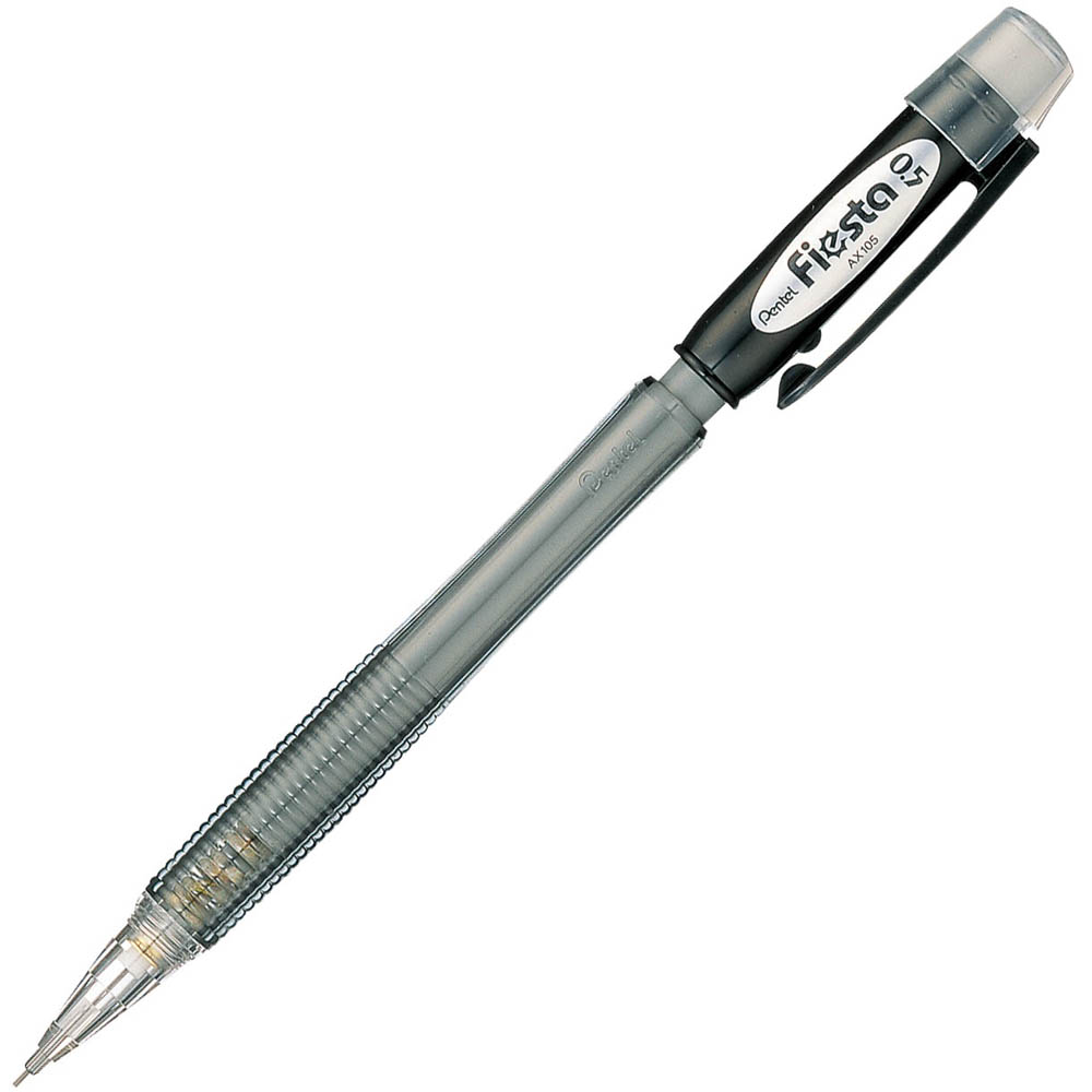 PENTEL AX105 FIESTA MECHANICAL PENCIL 05MM BLACK BOX 12